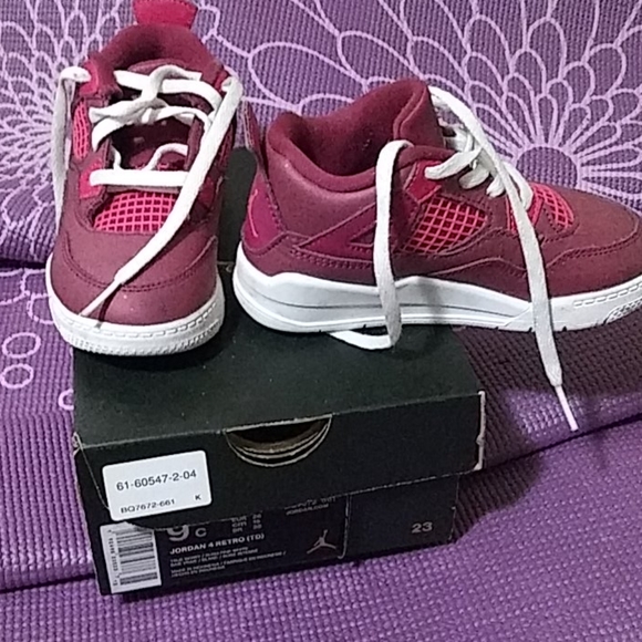 JORDAN 4 RETRO (TD) - Picture 1 of 6